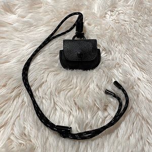 Coach Large AirPods Pro Case In Signature Canvas w/ Lanyard